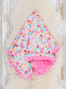 Garden Fresh Cutie Ruffle Blanket