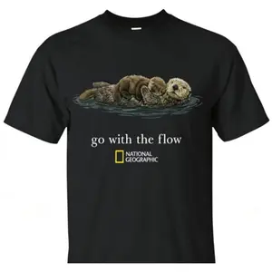 National Geographic "Go with the Flow" Unisex T-Shirt, Gift