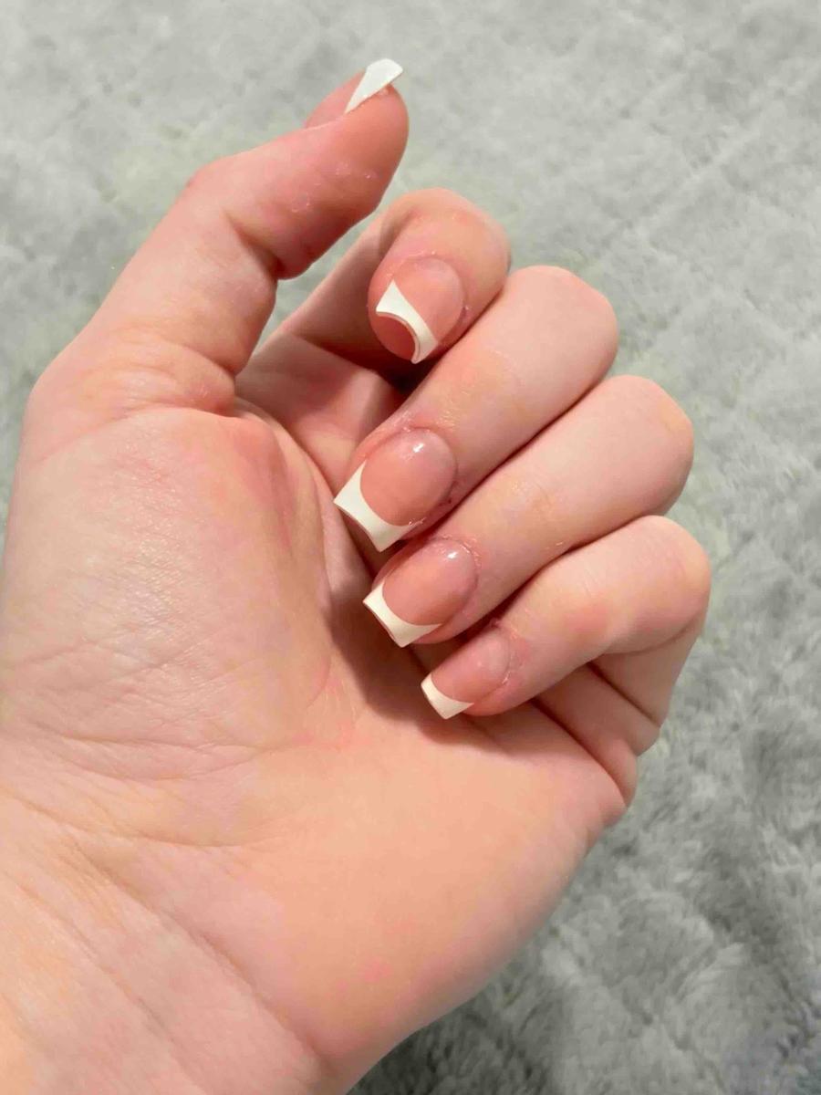 Item: Pink Short Square Gel Nail 150 Pcs