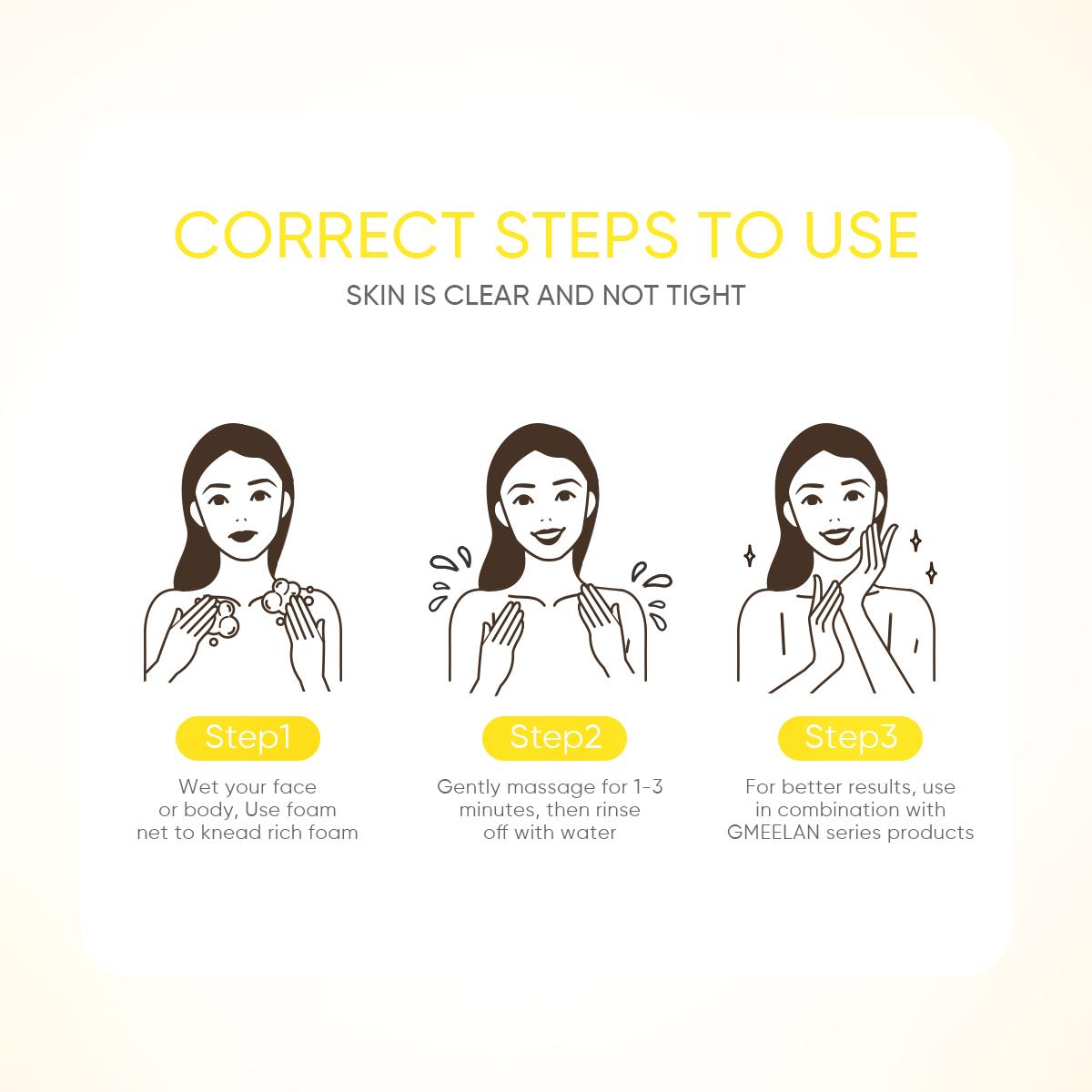 GMEELAN CALENDULA GOLD ESSENTIAL OIL SOAP 100G & GMEELAN Orange Enzymes Exfoliating Gel 50G