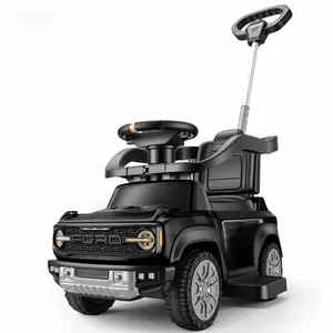 First Ride On Licensed Ford Bronco Raptor 3-in-1 Toddler Push Car for Boys (1-3 Years) with Handle, Safety Rails, Music & Horn – Ride-On Toy & Stroller Substitute