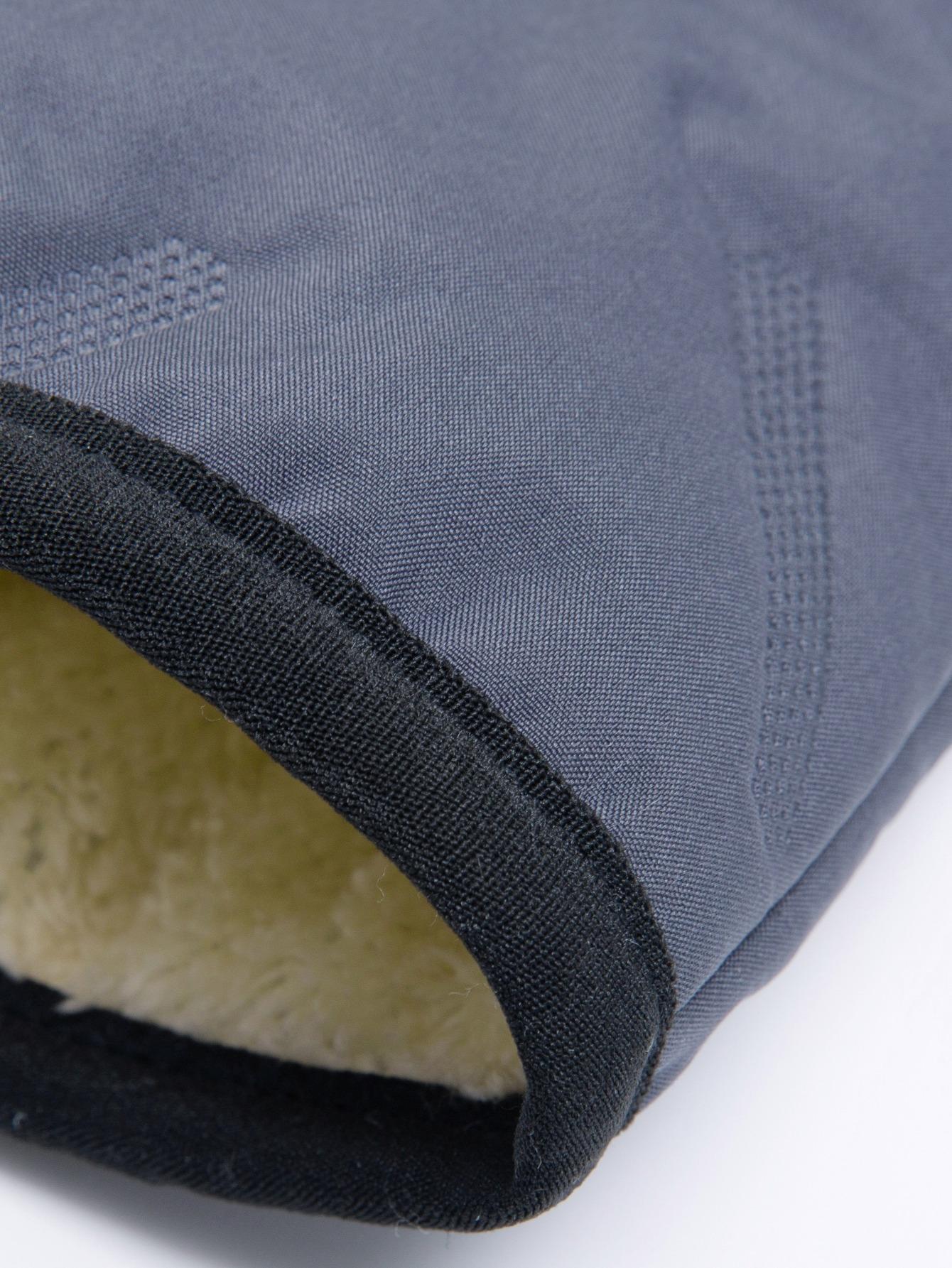 Men's Winter Warm Vest Lined with Wool Regular Fit Polyester Fiber Zipper Design Easy Machine Washable Casual Style Medium Size Menswear Tops Plain Gilet Wetsuit Tractor Beige Black SpringStatements