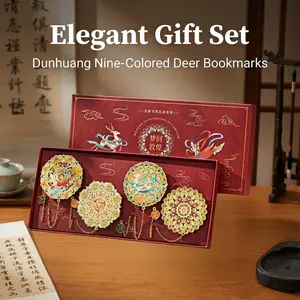 National Museum 12 Dragons 9 Phoenixes Crown Hollow Metal Bookmark | Decorative ornaments | Ming Dynasty Empress Cultural Creative Gift