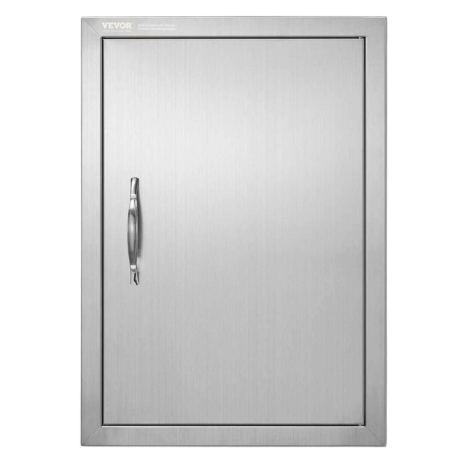 【SummerFinds】VEVOR BBQ Access Door, 18W x 24H Inch Single Outdoor Kitchen Door, Stainless Steel Flush Mount Door, Wall Vertical Door with Handle, for BBQ Island, Grilling Station, Outside Cabinet