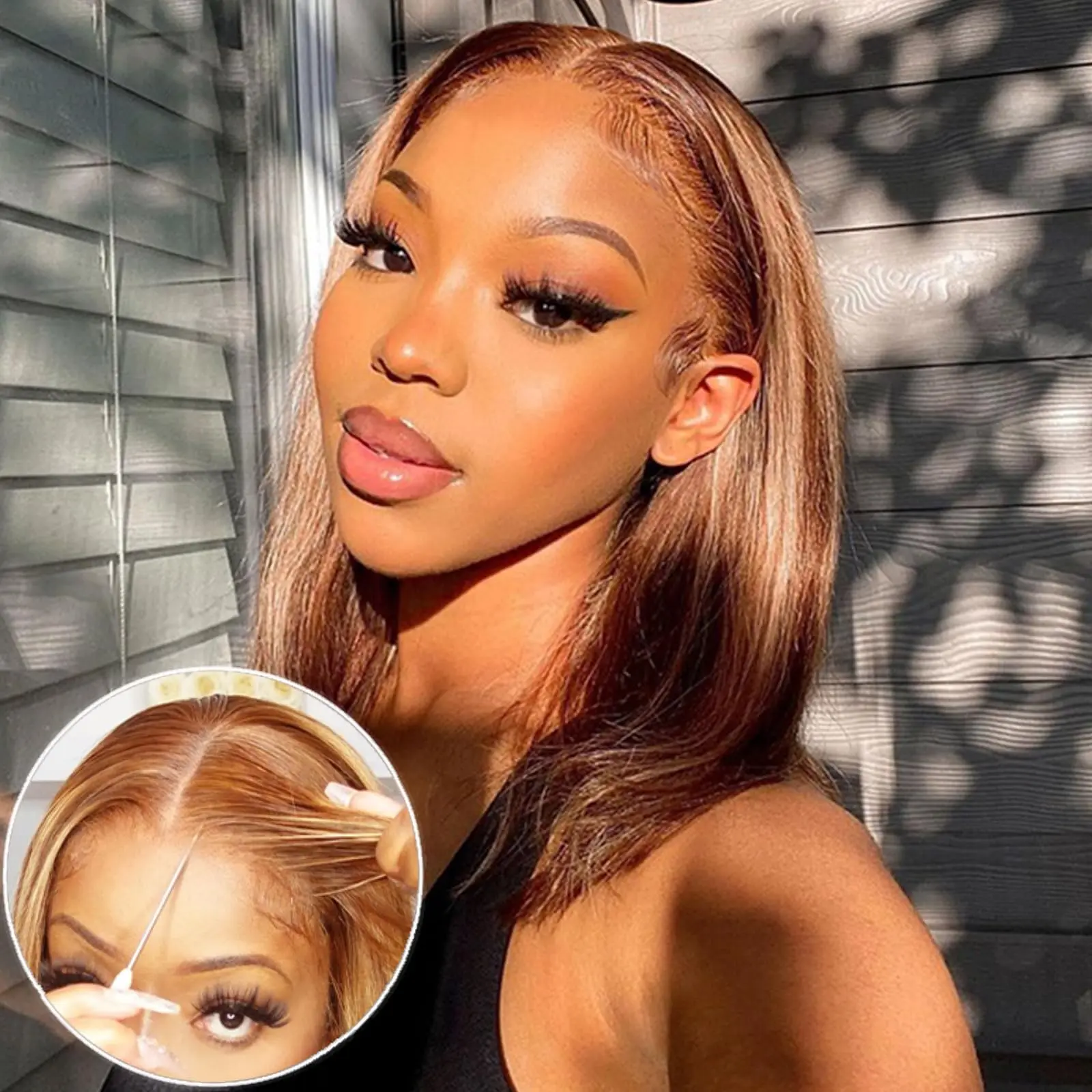 [Highlight 2P427] Megalook Bob Wig 13x6 Glueless HD Lace Frontal Wigs Short Cut Straight Bob for Black Women 180% 250% Density