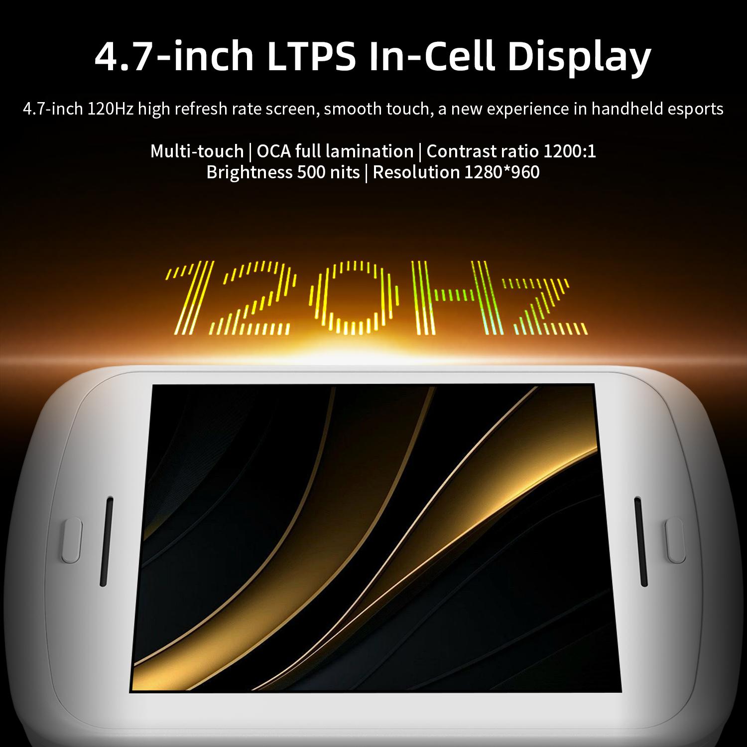 ANBERNIC RG Slide Handheld Game Console 4.7-inch Unisoc T820 Processor rgslide Large Screen Retro Game Console Android 13 Battery 5000mAh Supports WIFI FOTA 1080p-DP Out Streaming