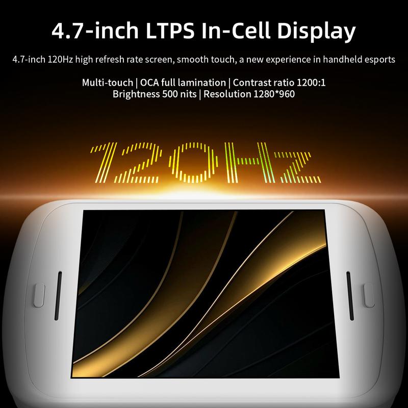 ANBERNIC RG Slide Handheld Game Console 4.7-inch Unisoc T820 Processor rgslide Large Screen Retro Game Console Android 13 Battery 5000mAh Supports WIFI FOTA 1080p-DP Out Streaming