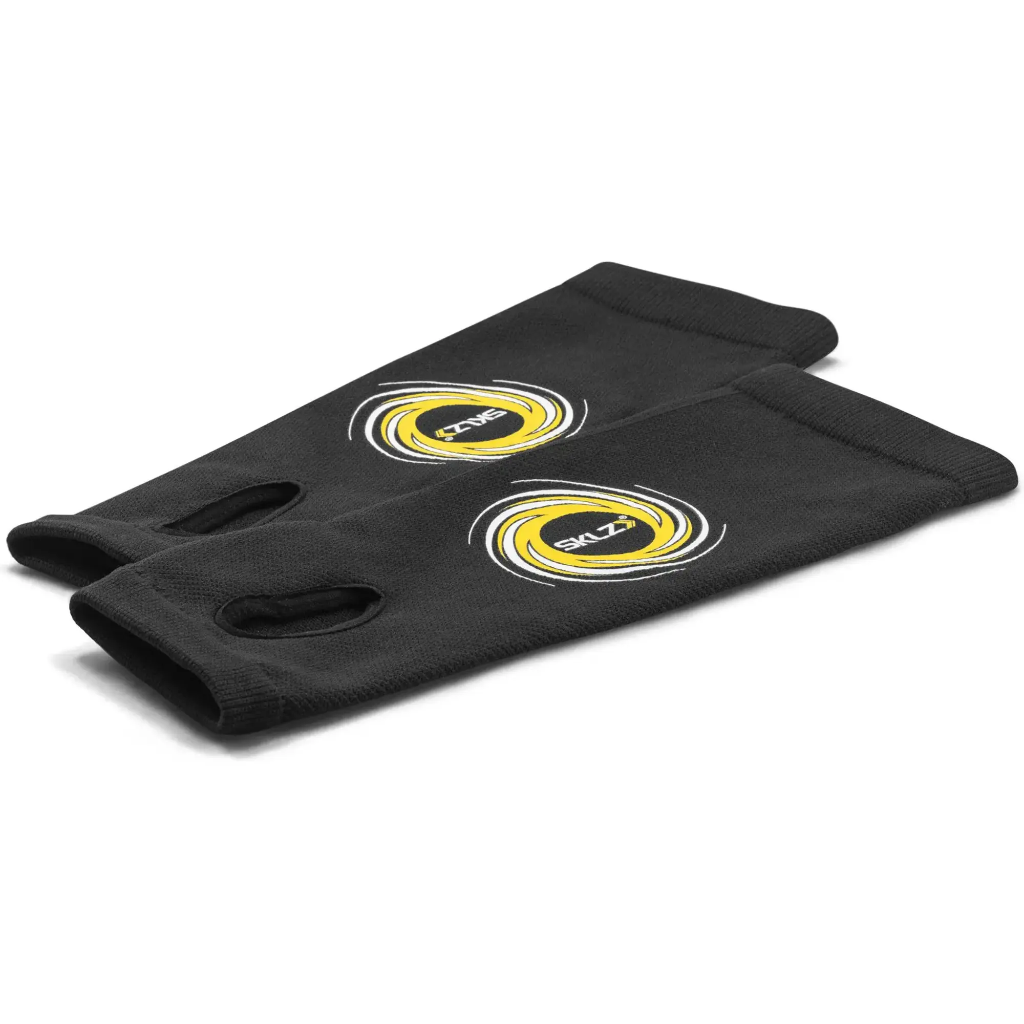 SKLZ Volleyball Compression Digging Sleeves, Volleyball Gear, Black-Yellow Arm Compression Sleeves, Breathable, Improve Confidence, Keep Hands Free, Polyester, Reduce Floor Burns, Securely In Place, Stretchable Fabric, Arm Compression Sports Sleeves & Sup