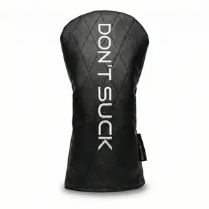 Don’t Suck™ Driver Headcover — Premium Black Diamond Quilted Fit (460cc) Golf Bag Golf Accessory