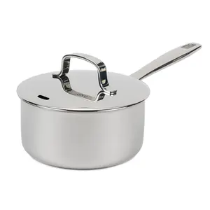 Alva Maestro 5-Ply Stainless Steel Saucepan with Lid