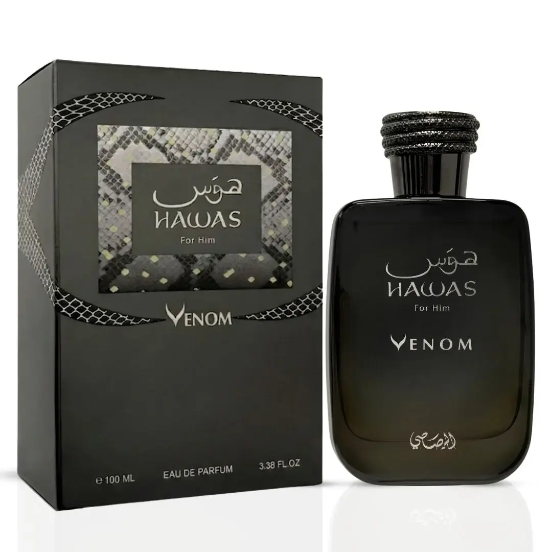Hawas Venom Eau de Parfum Spray 100ml (3.4 oz) by Rasasi