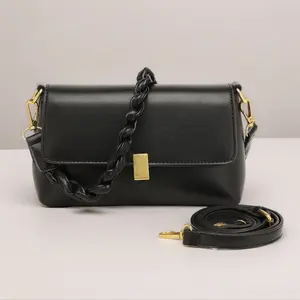 Women's Vintage Small Square Shoulder or Underarm Bag 2025 New Simple and Versatile winter