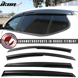 Window Visor for Kia Optima 2011-2015 Mugen Style Smoke Tinted Acrylic