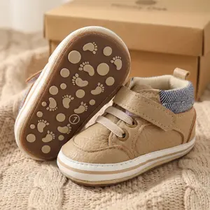 Baby Walking Shoes Infant First Walker Sneakers Lightweight Non-Slip Soft Sole Newborn Crib Shoes Warm Comfortable for Newborn Infants Toddlers 0-18 Months