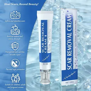 Professional Scar Removal Gels, Advanced Silicone Scar Removal Cream for Burn, Acne Old Scar Removal Cream for Face & Body I Fades Dark Scars
