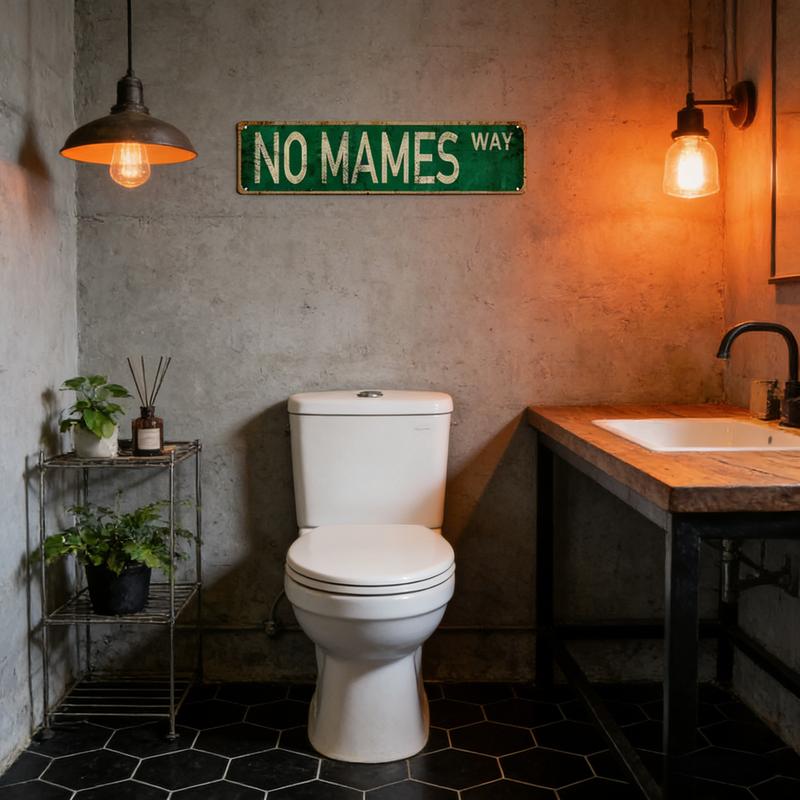 Funny Spanglish Vintage Wall Decor (4x16 Inch) - Humor Aluminum Sign Wall Art, for Porch, Home, Bar, Garden & Patio, Easy-Hanging Indoor/Outdoor Decoration, Family Gift, Classic Stop Sign