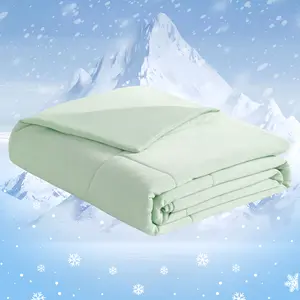 Cooling Blanket for Hot Sleepers – Lightweight Summer Cooling Blanket with Double-Sided Q-Max 0.45 Fabric, Soft Breathable Bed Blanket