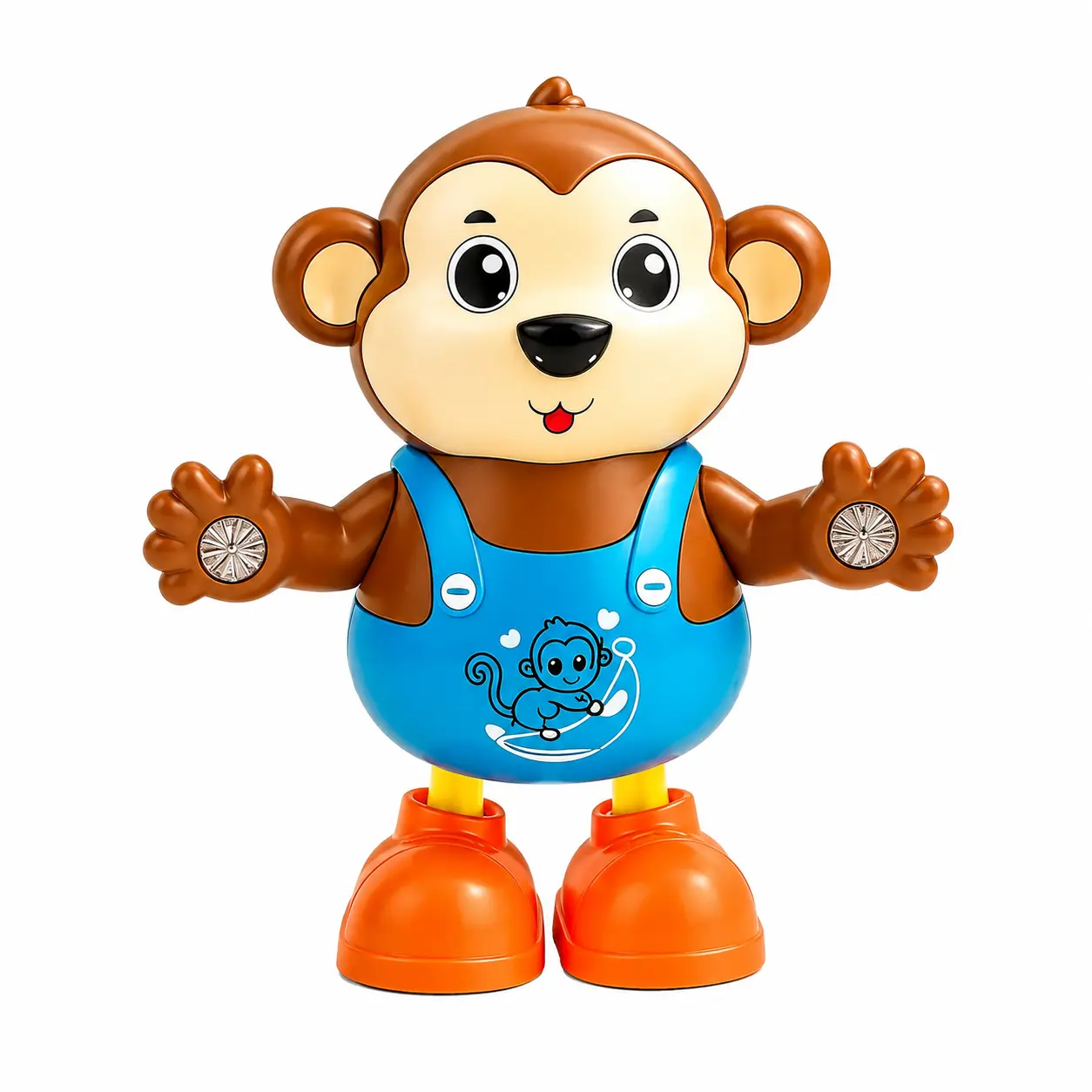 Cute Light Up Monkey Toy – Dancing Musical Monkey with Colorful LED Lights & Interactive Movement | Fun Singing Animal Toy Gift for Toddlers Boys & Girls