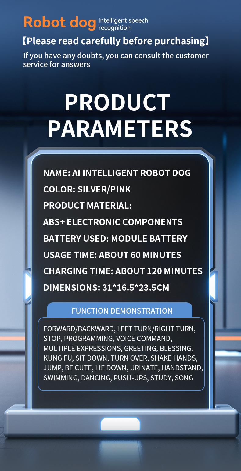 Smart Remote Control Robot Dog Toy for Kids 6+ | Voice Control, 30+ Actions, Turn Over Flip, STEM APP Programming, Rechargeable Interactive Birthday Ghristmas Gift (iOS & Android Compatible)