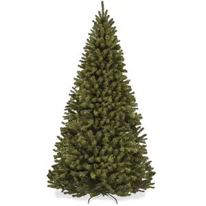 Best Choice Products Premium Spruce Artificial Christmas Tree w/ Easy Assembly, Metal Hinges & Foldable Base