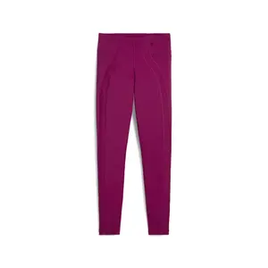 PUMA Womens Studio Cloudspun Rib High Waisted Leggings Training Casual - Purple