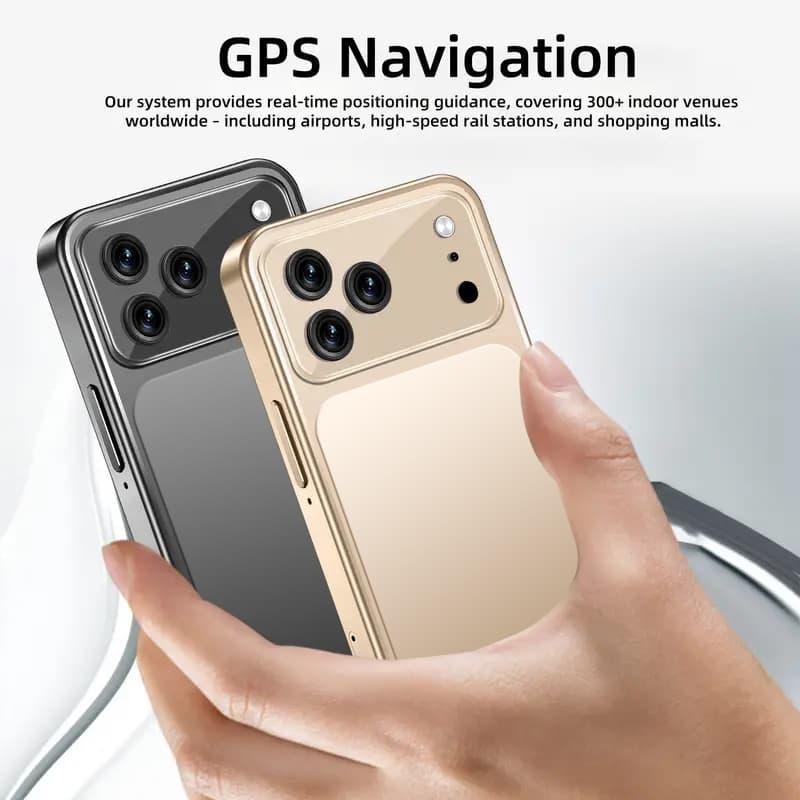 4.5 Inch Dual SIM Smartphone, Mini Smart Phone, 4000mAh Battery Android 14 with 3GB RAM, 64GB Storage, Calling, GPS Bluetooth-compatible WiFi Portable Micro Tiny Mobile Phone