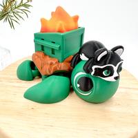 Jumbo Dumpster Fire Turtle