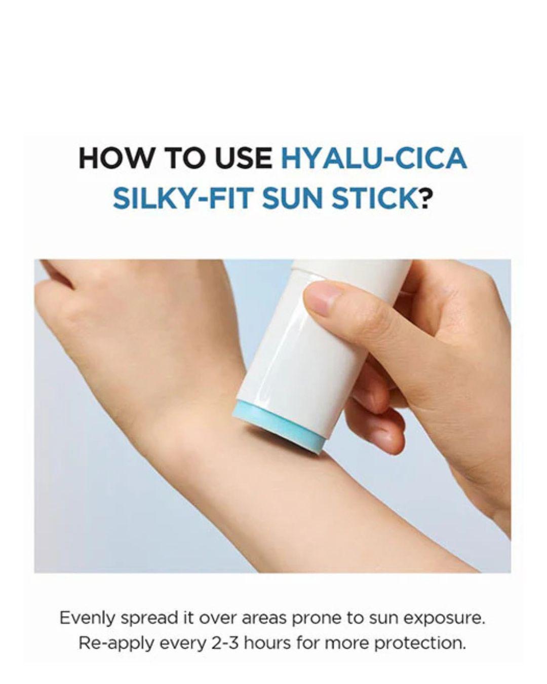 SKIN1004 Madagascar Centella Hyalu-Cica Silky-Fit Sun Stick SPF50+ PA++++ for Sensitive Skin