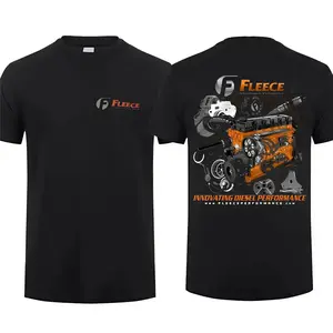 Fleece Diesel Performance T-Shirt, Innovating Diesel Engine Graphic, Fleece Performance Parts Graphic Shirt for Truck Enthusiasts & Diesel Mechanics, Gift for Turbo Boost Fans
