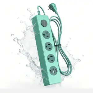 SOLL anti-leakage safety socket surge protector child lock safety fireproof USB socket multi-function socket 1250W