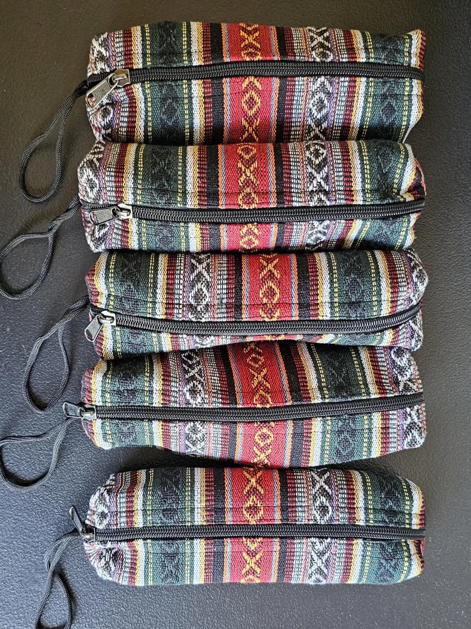 Namaste Hemp Organic Eco Friendly Handmade Colorful Hippy Strong Pencil Case/Makeup Pouch Portable Cosmetic Pouch Travel Essentials Travel Beauty Bag Pouch Bags Makeup Travel Organizer Travel Beauty Bag Toiletry Pouch Travel Makeup Bags Organizers