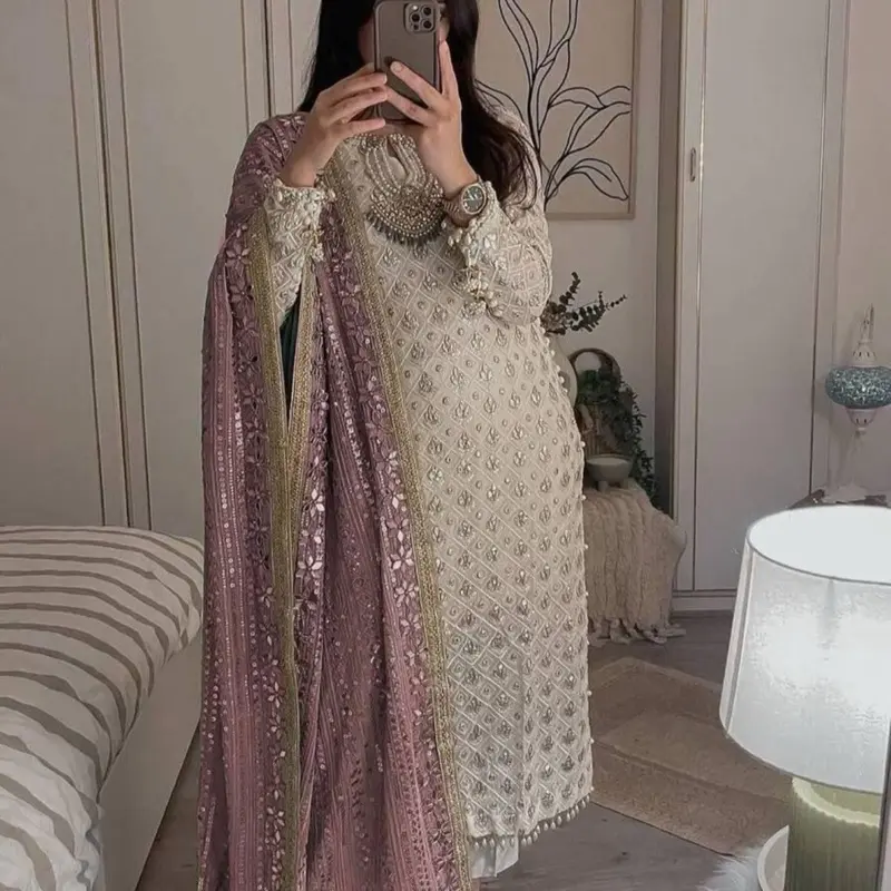 Traditional Punjabi Dress Party Formal Style Womenswear Statement