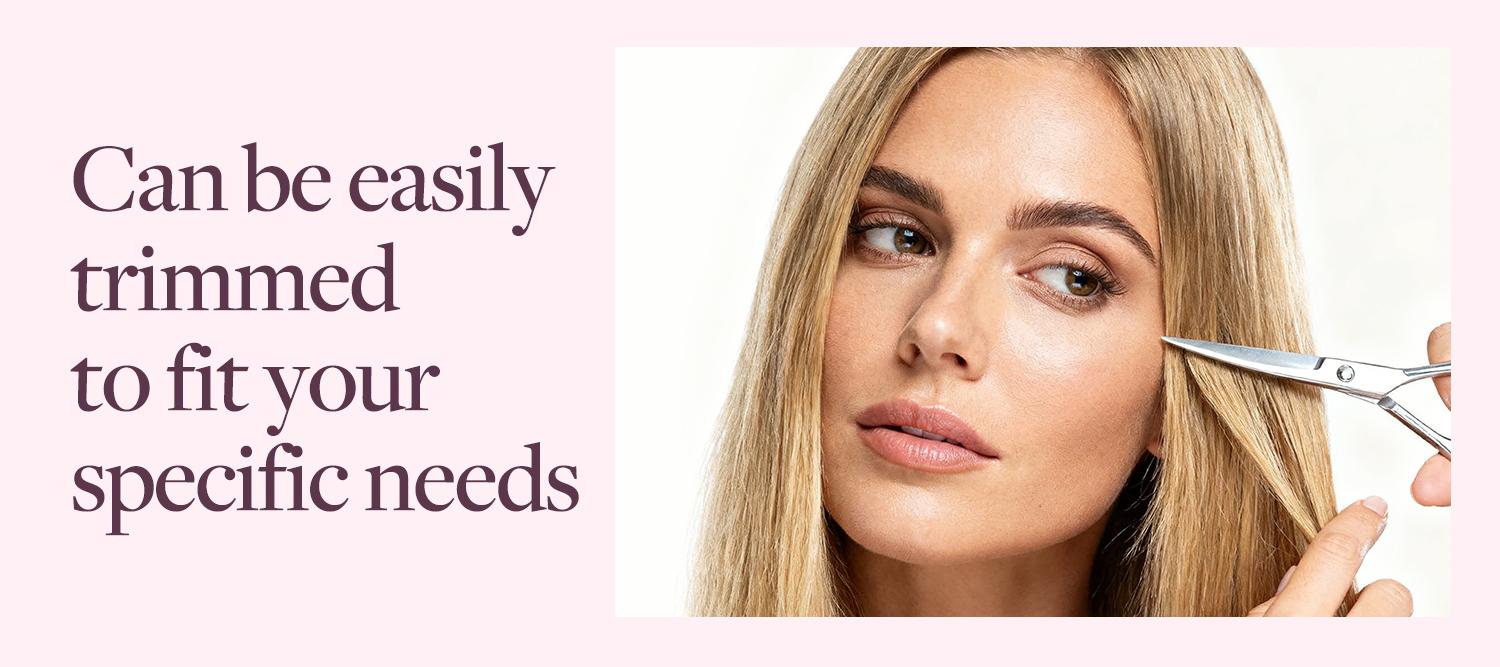 GOO GOO Scalp Hair Fill-Ins Clip-in Short Hair Extensions Real Human Hair, Thinning Hair Fill-Ins Natural Look Volumizer for Women