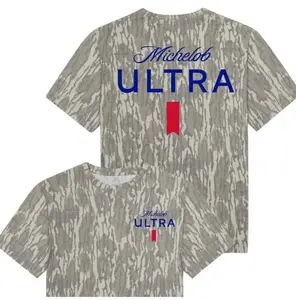 Michelod Ultra Mossy Oak Original Bottomland Tee For Men And Women. Camo Pattern Men's T-shirt