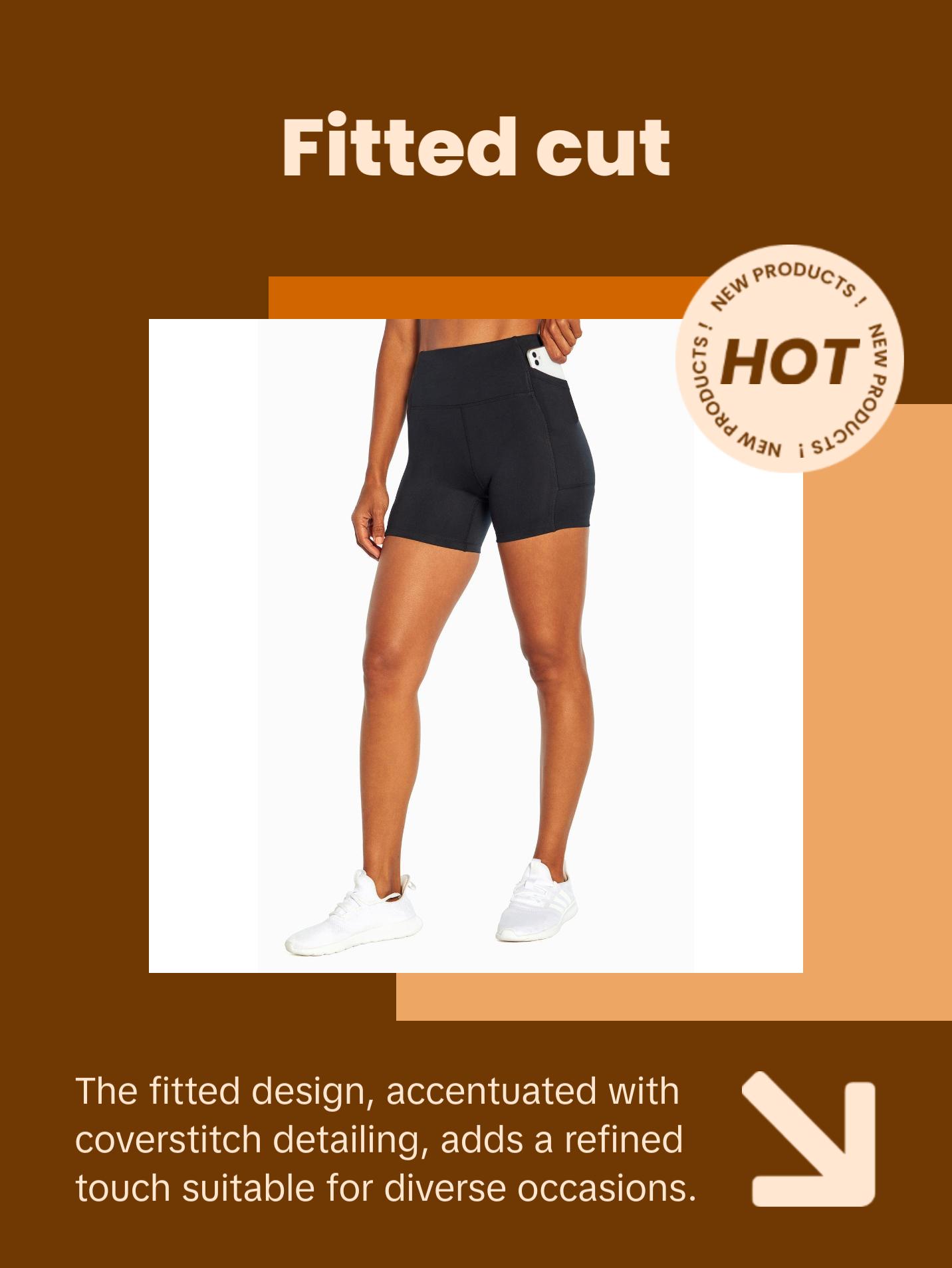 Emma Side Pocket Short Jersey Womenswear Jersey Womenswear