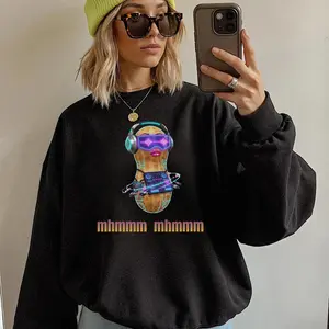 Funny Burnt Peanut DJ T-Shirt, Burnt Peanut Fan Sweater