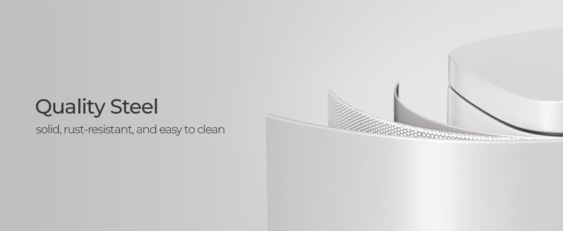 SONGMICS HOME Trash Can with Lid, 8 Gallon (30L) Garbage Can, Stainless Steel Small Waste Bin with Step Pedal and Inner Bucket, Soft Close, Kitchen cool trashcan SONGMICS HOME Trash Can with Lid, 8 Gallon (30L) Garbage Can, Stainless Steel Small Waste Bin with Step Pedal and Inner Bucket, Soft Close, Kitchen cool trashcan