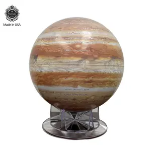Jupiter Astronomy Desk Model, Gas Giant Planet Display for Office & Home Decor, STEM Learning Tool, Made in USA