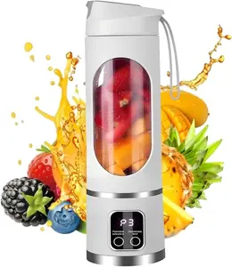 Smart LED Digital Multimode Blender | Diet-Friendly Leak Proof | USB Rechargeable for Baby Food Smoothies