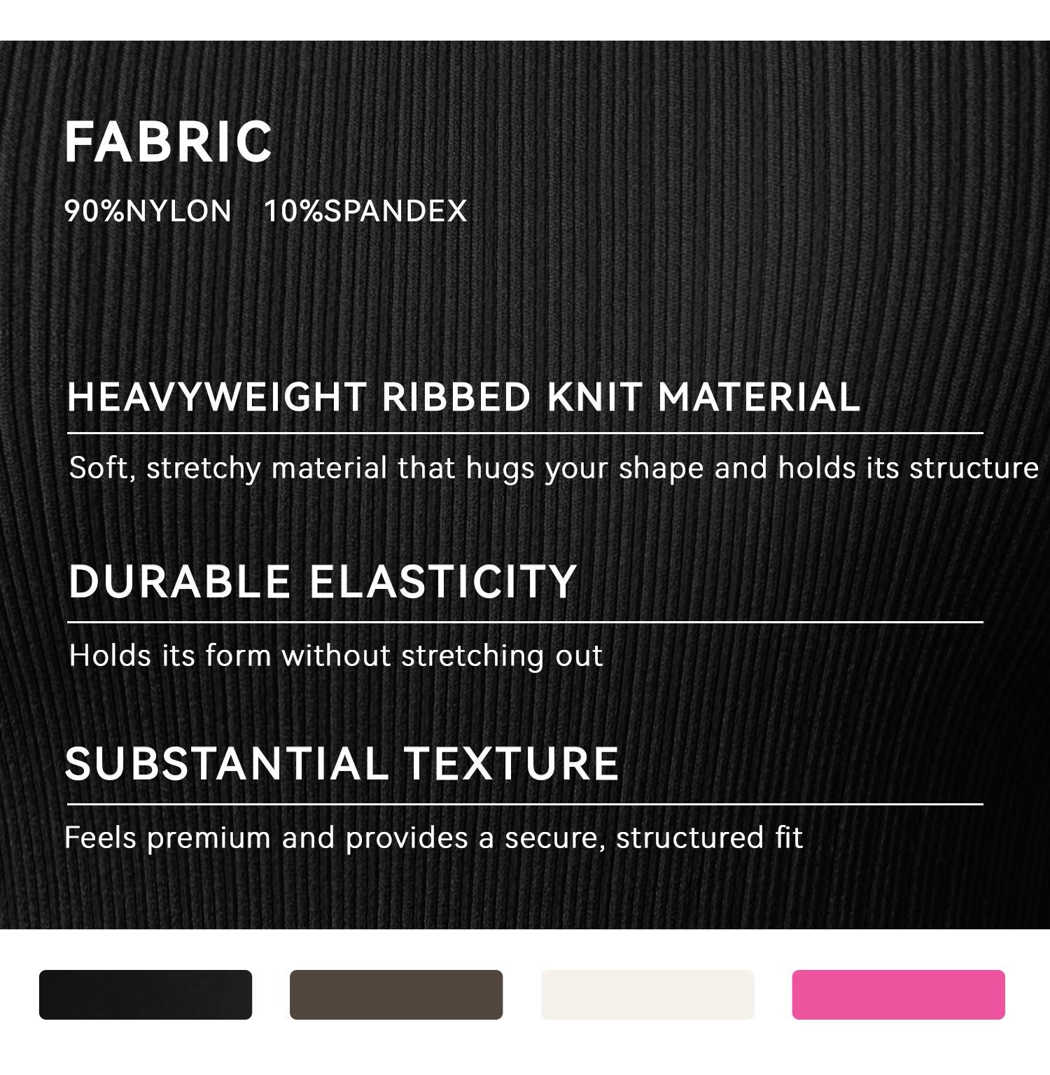 OQQ-Nine cents　Women's Basic Ribbed Crop Top | Slim-Fit Short-Sleeve Summer Tee