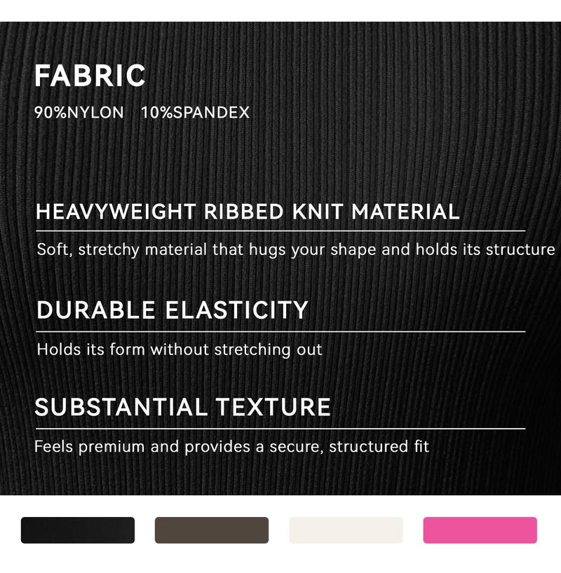 OQQ-Nine cents　Women's Basic Ribbed Crop Top | Slim-Fit Short-Sleeve Summer Tee