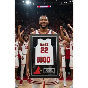 1000 point Basketball Framed Jersey Picture Frame - Senior Night Gift Idea - High school