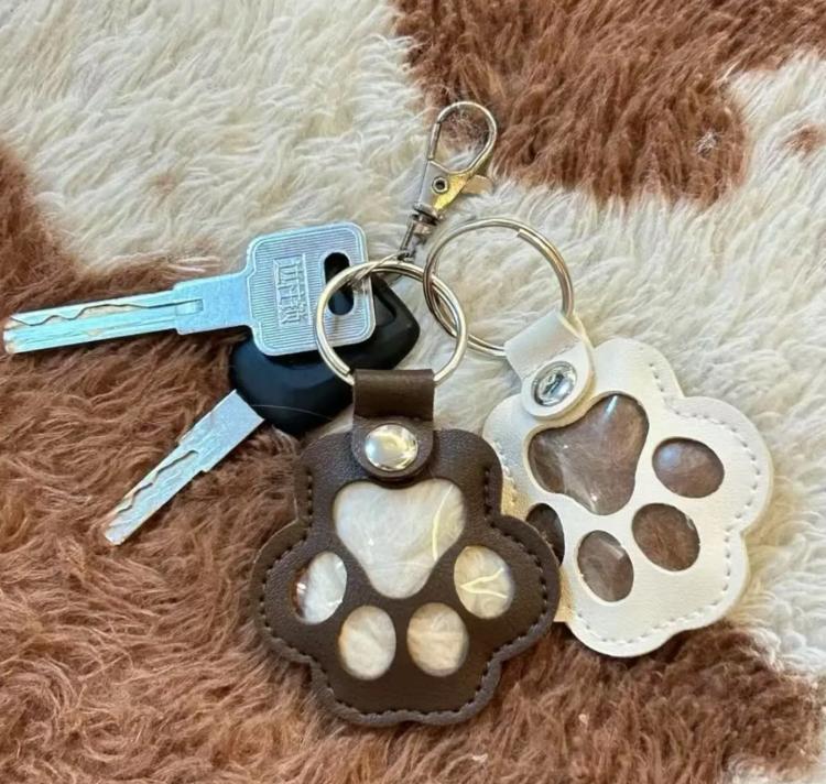 Cat and dog hair keychain owners to collect and commemorate