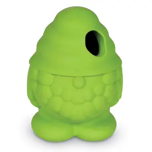Brightkins Tough & Tumble Treat Dispenser Small Gnome Interactive Dog Toy for Mental Stimulation and Slow Feeding