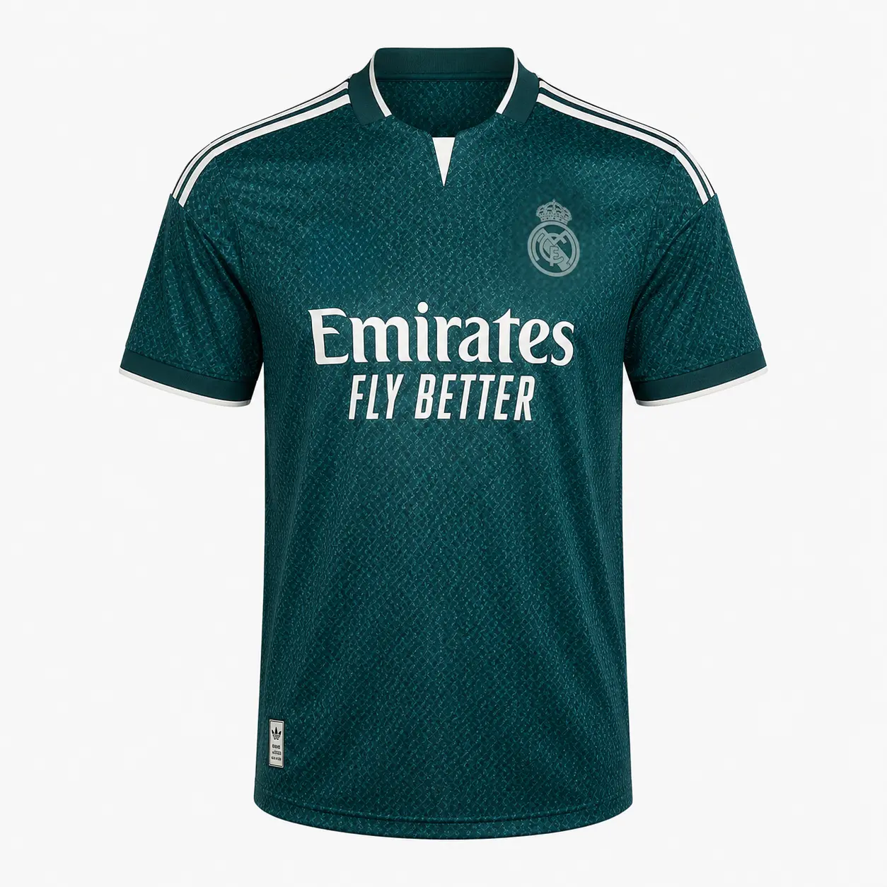 Dark Emerald Green Sports Jersey, Geometric Football Shirt and Fan Top
