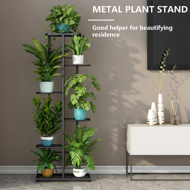 4/5/6 Tier 5/6/7 Potted Metal Plant Stand for Patio Garden Corner Balcony Living Room Organiser Racks Pad Shelf Home Decorative