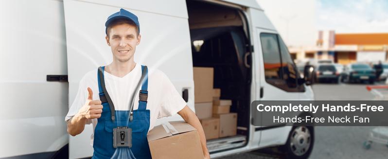 Portable Fan, USB Rechargeable Waist Fan with Clip & Power Bank, Personal Cooling Fan for Outdoor Travel Camping, Back to School Fathersdaygift