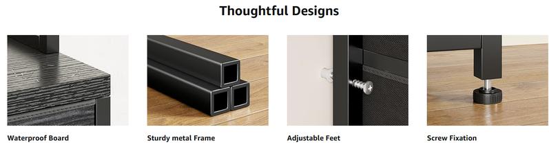 RaybeeFurniture Dresser with 14 Fabric Drawers,Tall Dresser for Bedroom with Charging Station and LED Lights,Dressers & Chests of Drawers for Bedroom, Steel Frame & Wooden Top for Closet, Entryway