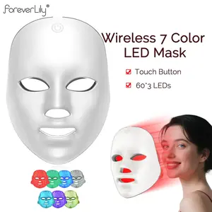 Wireless LED Mask 7 Color LED Face Mask For Skin Firming Anti Aging Beauty Mask