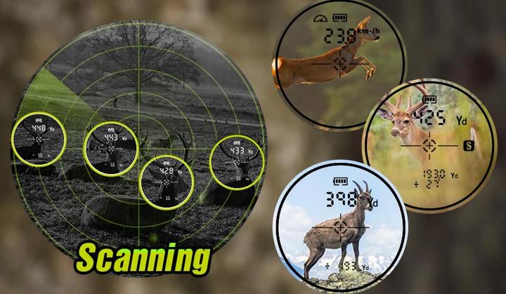 TideWe Camo  Hunting Rangefinder 700/1000Y Laser Range Finder Field Gear thermal scope